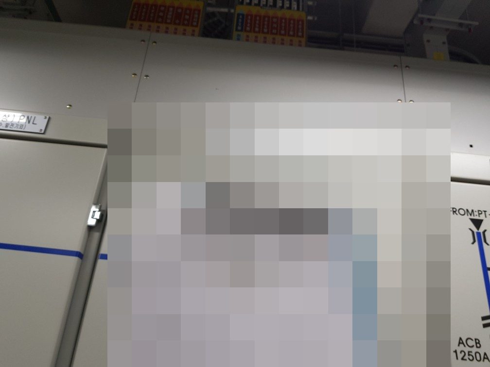 의정부 고산동 고산지구 아파트 전기실 전기실 누전(ELB) 경보 수신반 오표시 점검·정정 현장 사진 3