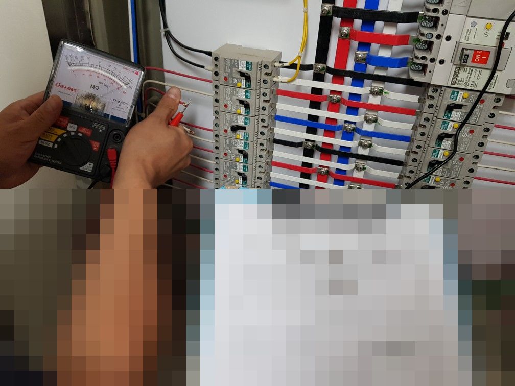 의정부 고산지구 아파트 경로당 경로당 주방 차단기 자꾸 떨어짐, 누전 점검 후 배선 교체 현장 사진 4