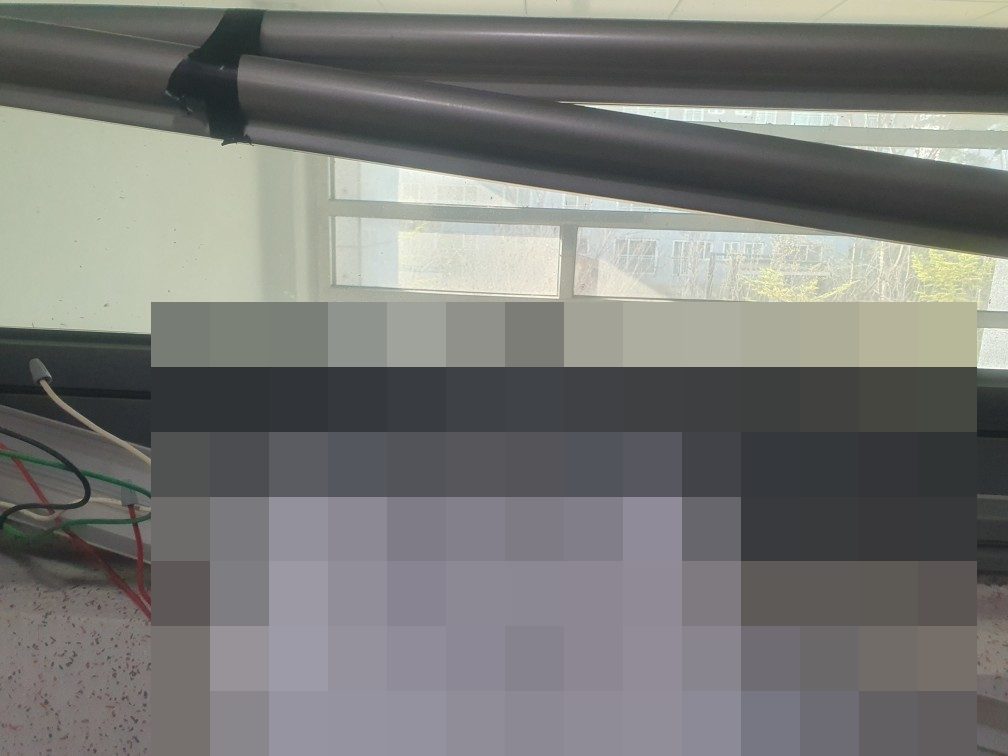 양주 옥정동 옥정지구 아파트 소방 작동점검 지적사항 보수 – 계단실 창문 자동폐쇄장치·방화문 현장 사진 2