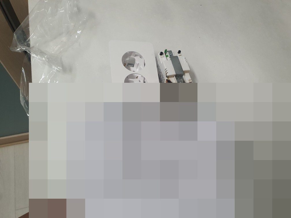 양주 주방 아일랜드 식탁 콘센트 누전·탄 자국 – 콘센트 교체